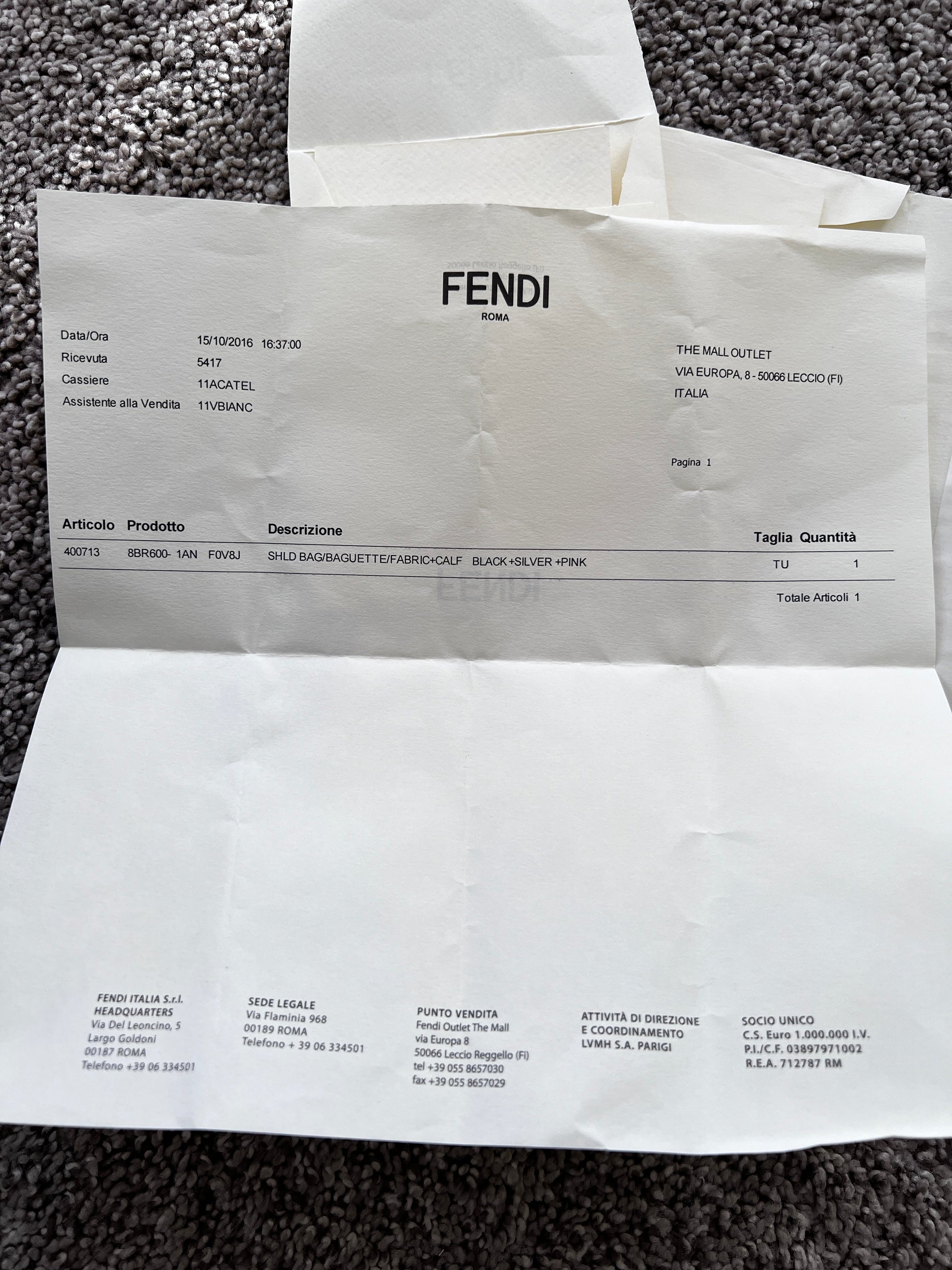 Fendi berry sequin beguette 2016 fall