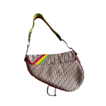 Vintage Dior Rasta saddle bag