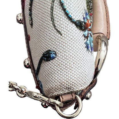 Gucci beaded floral horsebit chain