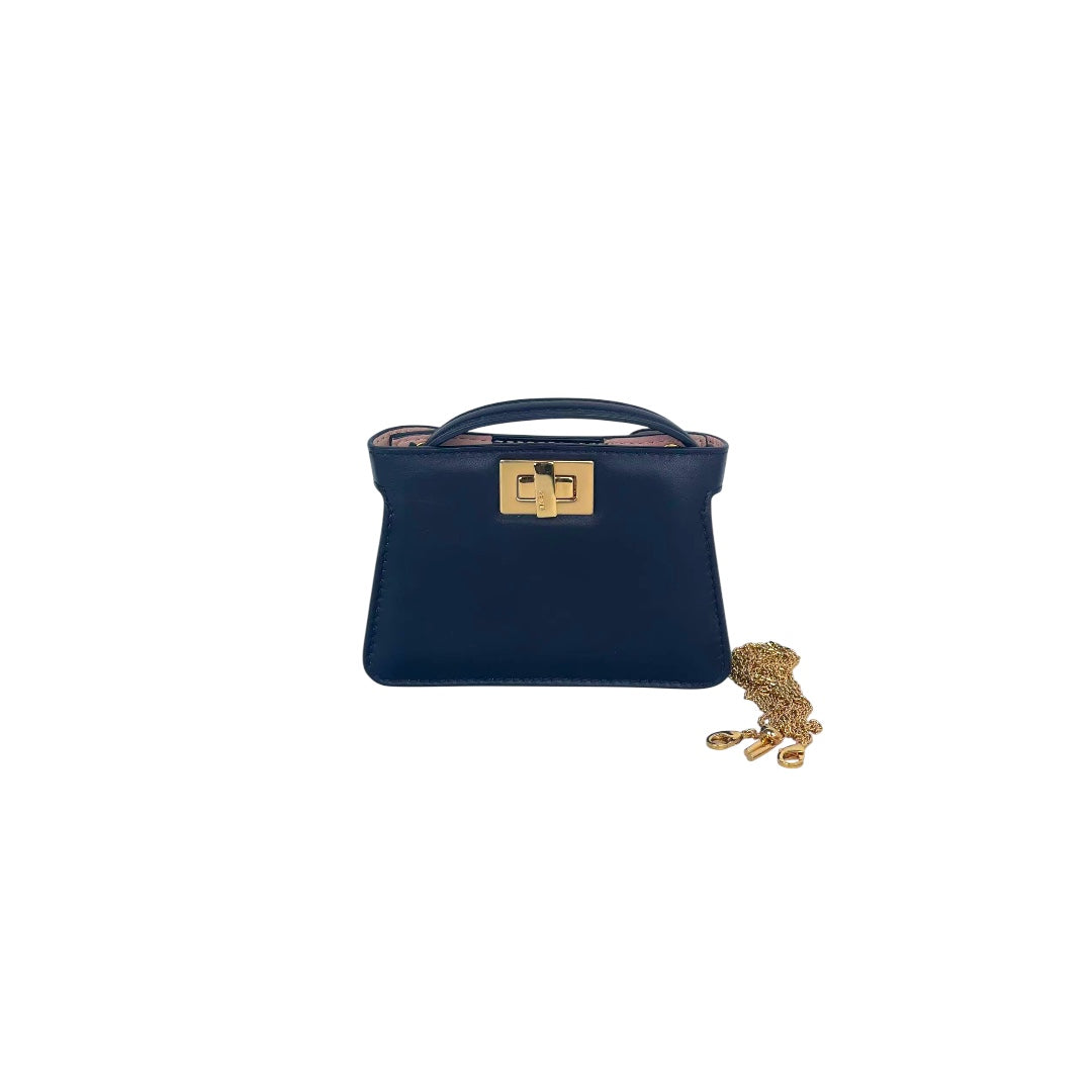 LaVente.vip Fendi Black Peekaboo Nano bag