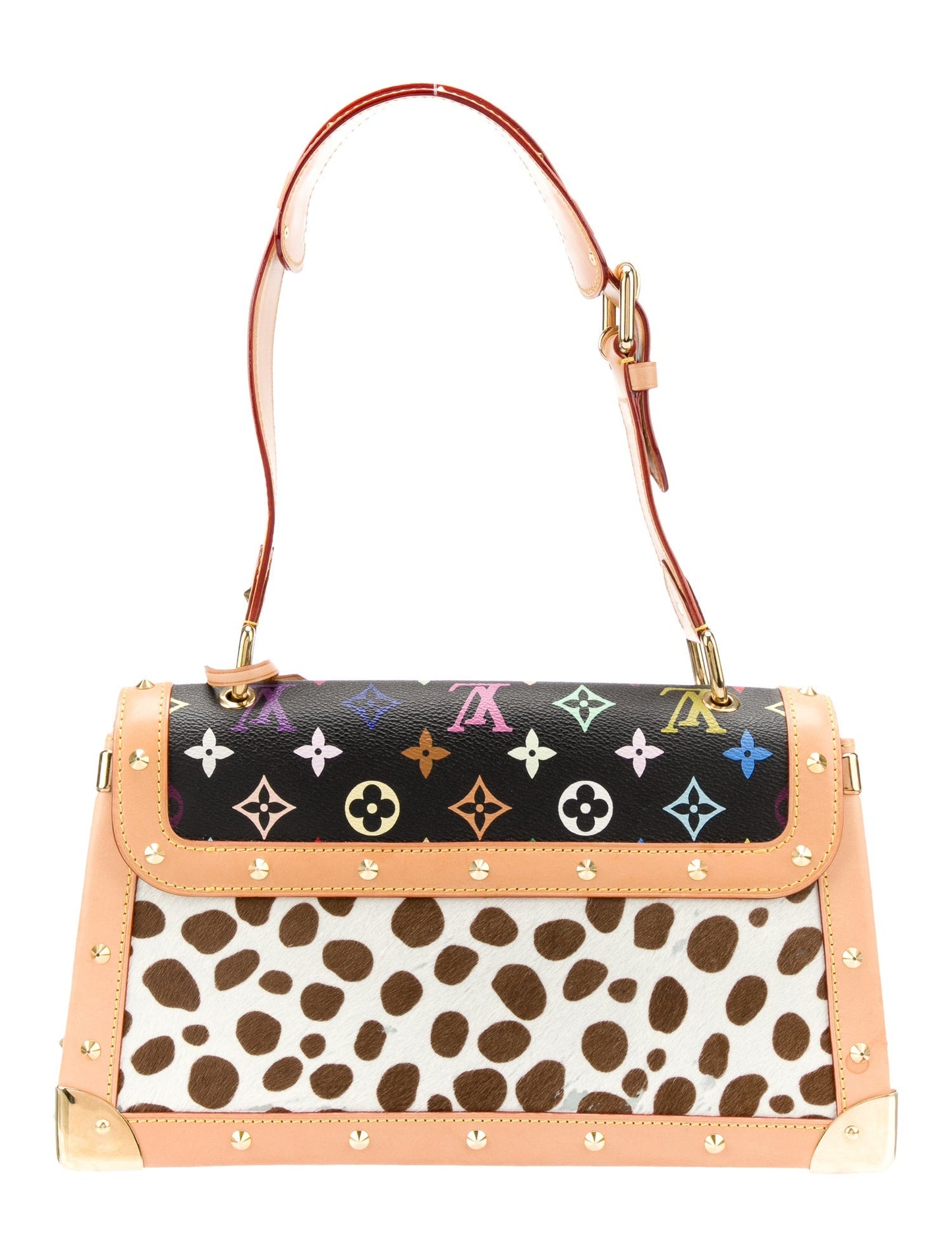 Louis Vuitton Dalmatian Pochette Monogram Multicolor Pony Hair