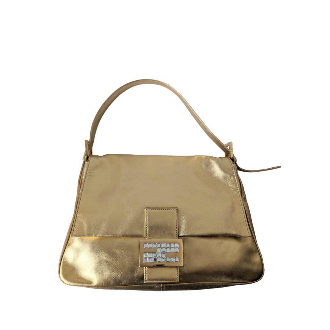 Fendi Fendi gold mamma size baguette