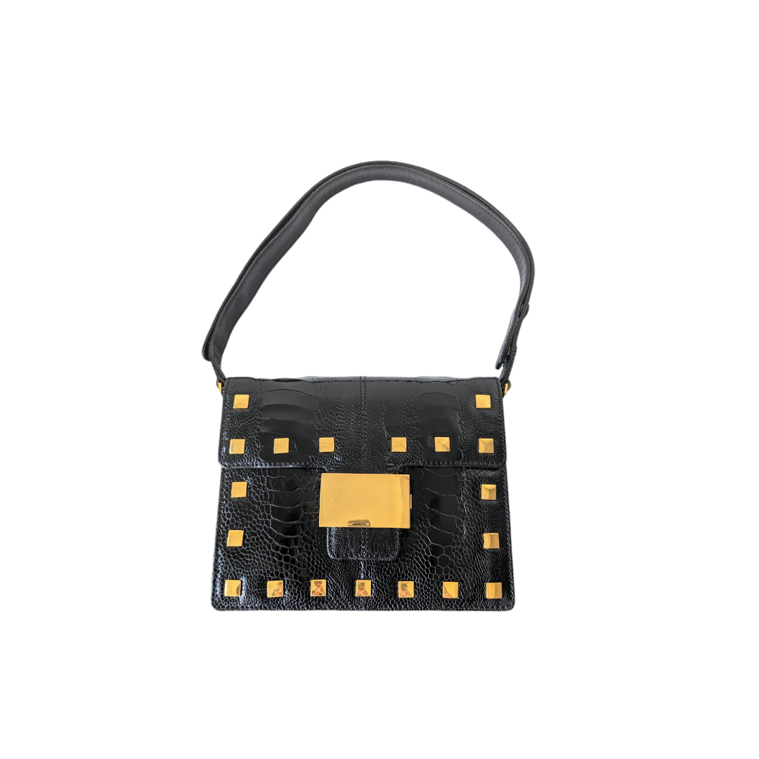 Fendi Fendi Vintage exotic leather two way bag